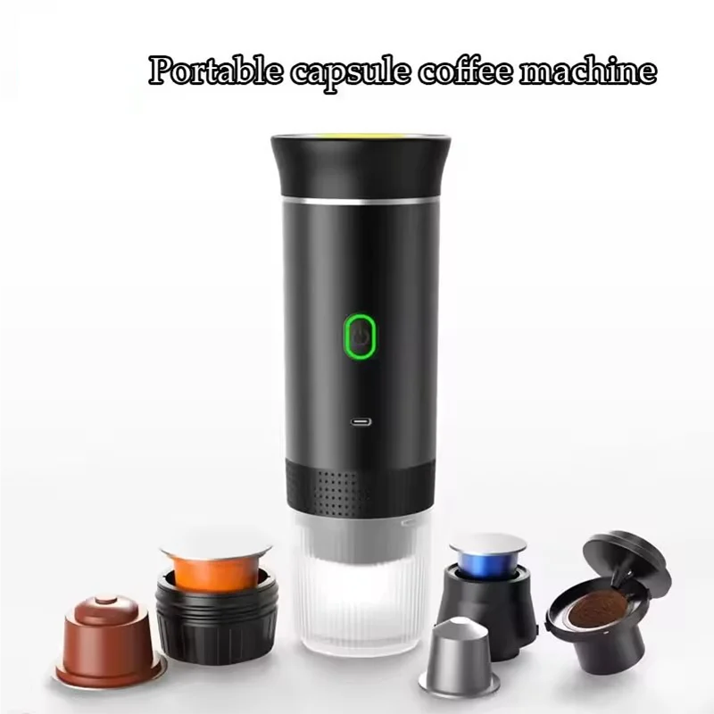 Xiaomi 3-in-1 Portable Espresso Machine: Wireless Car, Home & Travel Coffee Maker with Capsule & Ground Coffee Compatibility