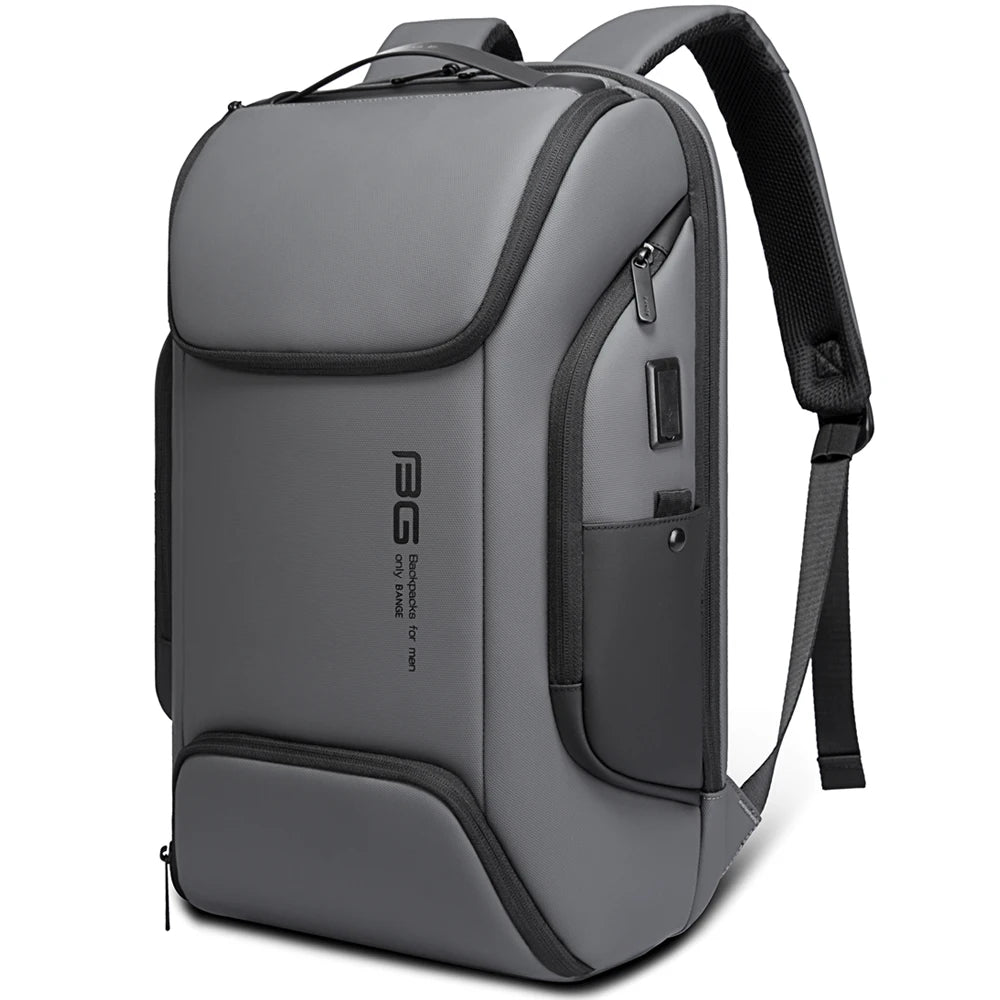 BANGE Pro Smart Travel Backpack with USB Charging Port – Fits 15.6” Laptop, Waterproof & Ergonomic for Daily Commute